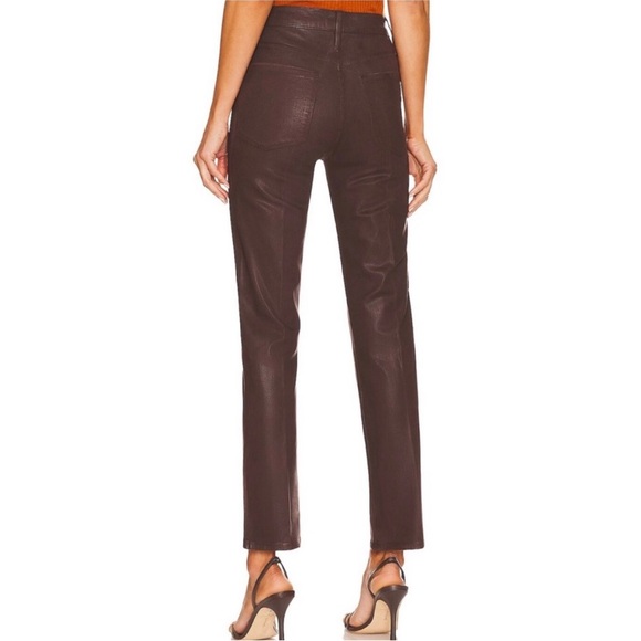 🆕 FRAME Le Sylvie Coated Jeans - Picture 3 of 9